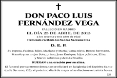 Paco Luis Fernández